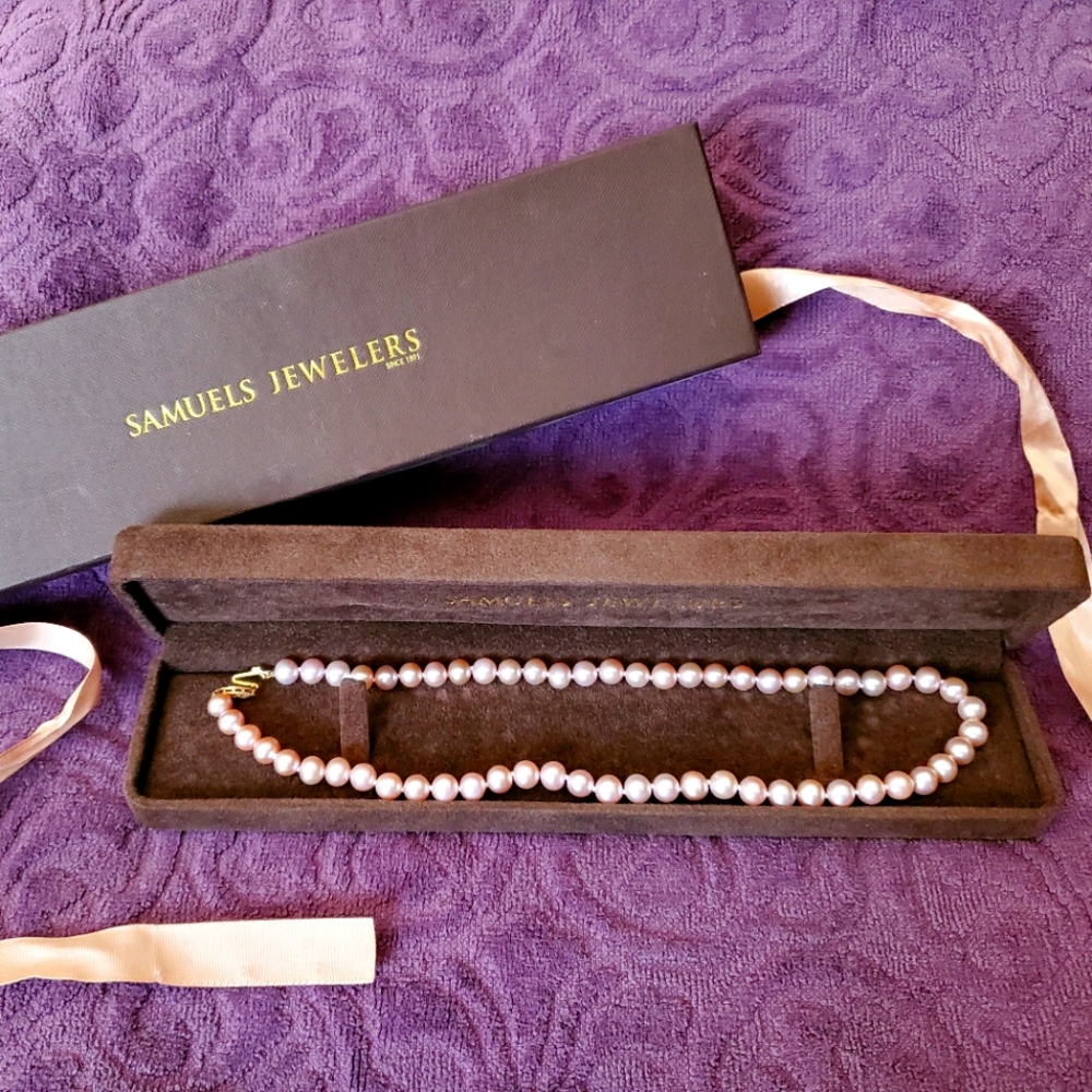 Pink Fresh Water Pearl Necklace